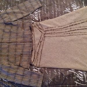 Women's flare skirt sz 10 w/zipper Closure top